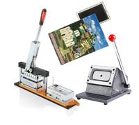 Badge Maker Machine for DIY Metal Pins and Fridge Magnets, Includes 100 Accessories and Square Cutter, Custom Badge Press Kit for Creative Projects