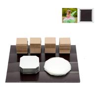 Badge Maker Machine for Fridge Magnets - Complete Set with Transparent Film, Metal Shell, Magnet, Cardboard - 1000pcs (80 * 5m) Photo Magnet Supplies