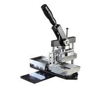 Badge Maker Machine Square Magnets Fridge Button Making + Paper Cutter + 100pcs Component,DIY Making Kit - Rectangle Punch Press 80 x 53mm