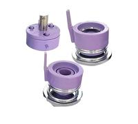 Badge Making Kit, Bad Making Press Button Part Supplies 1 Set Portable Makers Accessories Mould Slide Rail(Purple 58mm)