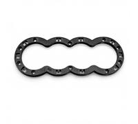 Badge Mount for Audi Honeycomb Grill, 285mm, Universal Fit, with Full Installation Kit and Rear Mounting Plate
