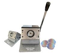 Badge Paper Cutter Round Punch Die Cutter Kit for Halloween DIY Pin Maker and Button Parts, Ideal for Children's Gifts
