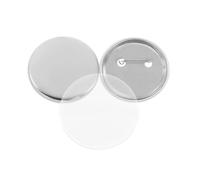 Badge Pin Button Making Parts 100Set 58mm Round Badges Materials For Button Maker Press Machine Art Crafts DIY For DIY Craft Production(58mm Metal 100pcs)