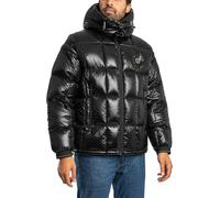 Badge Puffer Jacket Black M