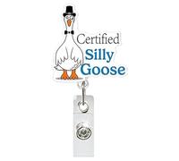 Badge Retractable Clip | Nursing Card Reel | Cartoon Fun Teacher Workers Coworkers Student ID Badge Holder Clip for Easy Access