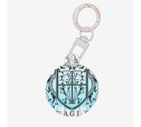 Badge Round Acrylic Pet Tag â€“ Durable and Stylish Pet Identification Tag with Colorful Chain for Dogs and Cats