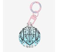 Badge Round Acrylic Pet Tag â€“ Durable and Stylish Pet Identification Tag with Colorful Chain for Dogs and Cats