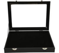 Badge Storage Box Chest Pin Display Box Medal Display Case Jewelry Case Black