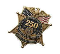 Badge Styled Brooch Pin with 1776-2026 250th Commemorative Theme, Flag Front Artwork, and Patriotic Outfit Accent for Ceremony Commemorative Brooch Patriotic Lapel Pin Anniversary Flag Badge