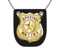 Badge Western Police Vest Deputy Sheriff Metal Branded Badge Cowboy Party Decoration for Kids, Girls and Adults