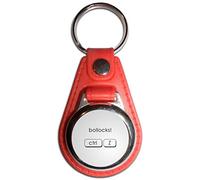 BadgeBeast.co.uk Ctrl Z - b*llocks - Red Plastic Medallion Key Ring