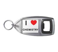 BadgeBeast.co.uk I Love Heart Chemistry - Plastic Bottle Opener Key Ring