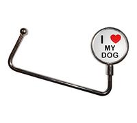 BadgeBeast.co.uk I Love My Dog - Handbag Table Hook Hanger
