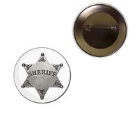 BadgeBeast.co.uk Sheriff Badge - 25mm Button Badge