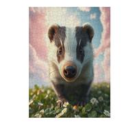 Badger 500 Piece Count Premium Jigsaw Puzzle Paisaje Edificio For Adults Teens 14+ Concentration Training Indoor Game Family Game Night 500 PCS