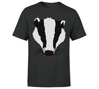 Badger Animal Face ANI Mates Mens Funny Novelty Gift T-Shirt #Or#P1#A Black L
