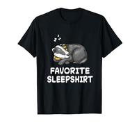 Badger Badgers Nap Sleeping Sleep Pajama Nightgown T-Shirt