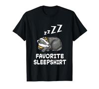 Badger Badgers Nap Sleeping Sleep Pajama Nightgown T-Shirt