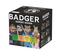 Badger Beers Dorset Dozen Beer Multipack | Golden Ale, Amber Ale, Pale Ale & Session Ale | Gift Box of 12 x 500ml beer bottles