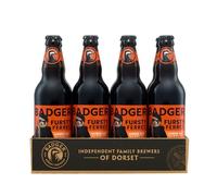 Badger Beers Fursty Ferret Amber Ale | Malty, Full-bodied & Biscuity Beer | Case of 8 x 500ml Beer Bottles
