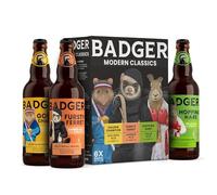 Badger Beers Modern Classics Mixed Beer Multipack | Golden Ale, Amber Ale & Pale Ale | Ale gift set of 6 x 500ml beer bottles