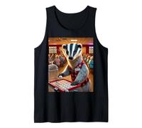 Badger Bingo Caller Funny Wildlife Badgers Wild Tank Top