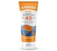 Badger - Kids Sport Clear Zinc Sunscreen Spf 40, Tangerine And Vanilla Scent - 2.9 Oz Tube