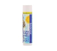Badger Company, Lip Balm, Clear Zinc, Unscented, SPF 15, 4.2g