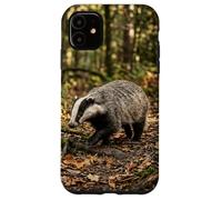 Badger Forest Wildlife Woodland Path Animal Scene Design Case for iPhone 11