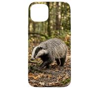 Badger Forest Wildlife Woodland Path Animal Scene Design Case for iPhone 15 Plus