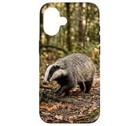Badger Forest Wildlife Woodland Path Animal Scene Design Case for iPhone 16