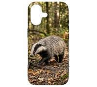 Badger Forest Wildlife Woodland Path Animal Scene Design Case for iPhone 17