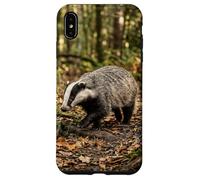 Badger Forest Wildlife Woodland Path Animal Scene Design Case for iPhone XS Max