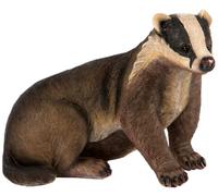 Badger Garden Ornament Resin Figurine Statue Outdoor Patio Home Decor Brown XL