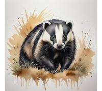 Badger Greeting Card Any Occasion - birthday card