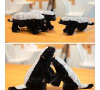 Badger - Honey Badger Plush | Soft Flufy Wild African Stuffed Animal | Kawaiii Realistic Stuffed Animal | Hugging Toy for Bedroom, Living Room, Car, Home Decor, Kids, Adults