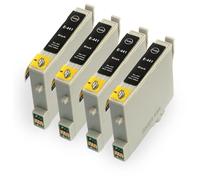 Badger Inks Compatible x4 Black Ink Cartridges Compatible with Epson T0441