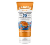 Badger Mineral Sunscreen For Kids | SPF 30 Zinc Sun Cream | Organic & Gluten Free | Protects From UV Rays (87ml)