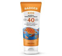 Badger - Kids Sport Clear Zinc Sunscreen Spf 40, Tangerine And Vanilla Scent - 2.9 Oz Tube