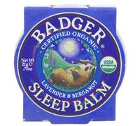 Badger Sleep Balm | Natural Aromatic Sleep Aid & Massage Balm | Sleep Care with Lavender and Bergamot Essential Oils | Calms The Mind & Relieves Stress | Cruelty & Gluten-Free (21g)
