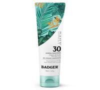 Badger Daily Mineral Sunscreen with Zinc Oxide, Moisturising Organic Sun Protection with SPF 30, Moisturising Sunscreen for Everyday Use, Vegan, Gluten Free and
