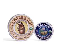Badger Mini Sleep Balm (21g) & Unscented Hands Balm (56g) | Natural Sleep Aid|Gentle Hand Moisturiser | Cruelty & Gluten-Free