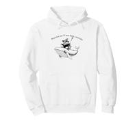 Badger on Whale Perceive me if you dare, mortals Meme Pullover Hoodie