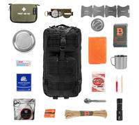 Badger Outdoor Assault Recon Black Medium V2 Bug Out Bag 40 l - with equipment