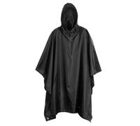 Badger Outdoor Rain Poncho Ripstop Black
