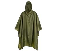 Badger outdoor Rain Poncho Ripstop Waterproof 5000 mm Rain Poncho Festival Survival Lightweight Foldable for Hiking Bicycle Camping Outdoor, olive, One Size