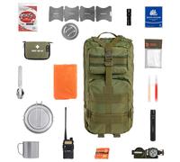 Badger Outdoor Recon Olive Large V2 Bug Out Bag 40 l - with equipment