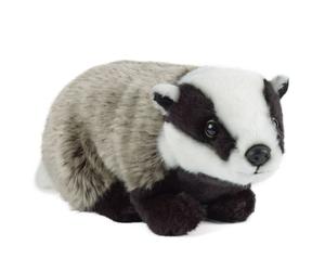 Badger Plush Soft Toy Animal Teddy by Living Nature. Wild Life Gift. 20cm L