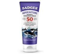 Badger Reef Safe Mineral Sunscreen, SPF 50, 98% Organic with Zinc Oxide, Non