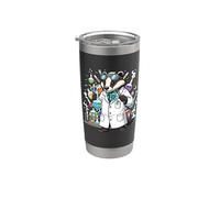 Badger Scientist Laboratory Mascot Graphic Stainless Steel Insulated Tumbler